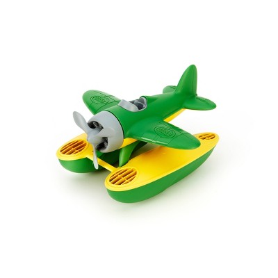 green airplane toy