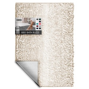 Hearth & Harbor Bathroom Rugs, Machine Washable Chenille Bath Mat for Bathroom - 1 of 4