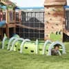 Qaba Kids Play Tunnel, Toddler Tunnel for Kids to Crawl Through, Crocodile Design Kids Tunnel for Indoor or Outdoor Playground, Green - image 3 of 4