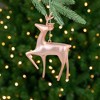 Northlight 4.75" Shiny Rose Gold Reindeer Christmas Tree Ornament - 2 of 4