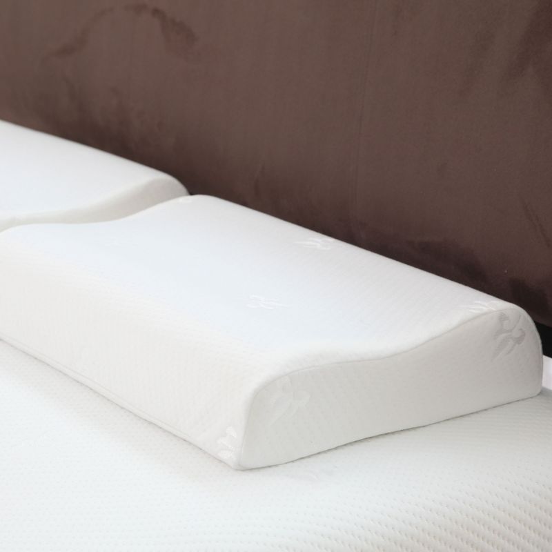 Fleming Supply Contour Comfort Gel Memory Foam Pillow - White, 2 of 6