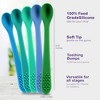 Baby Spoons - Infant Spoons First Stage - Silicone Baby Spoon For Self Feeding - First Stage Baby Feeding Spoon Set Gum Friendly - BPA Free - 3 of 4