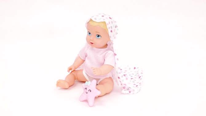 Perfectly Cute Bathtime Baby Doll - Blonde Hair, 2 of 8, play video