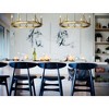 Barclay 6-Light Matte Black Chandelier - Dimmable, 25" Wide, Perfect for Dining & Foyer - 3 of 4