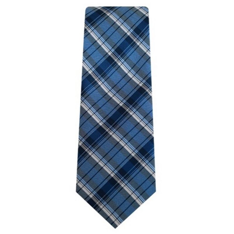 Men's Plaid 3.5 Inch Wide And 62 Inch X-Long Woven Neckties, 1 of 5