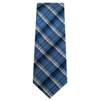 Men's Plaid 3.5 Inch Wide And 62 Inch X-Long Woven Neckties