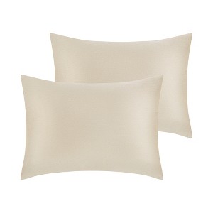 Unique Bargains Polyester Envelope Closure Soft and Breathable Pillowcases 2 Pcs - 1 of 4
