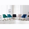 Swivel Shell Chair for Living Room/Bed Room, Modern Leisure office Chair - 3 of 4