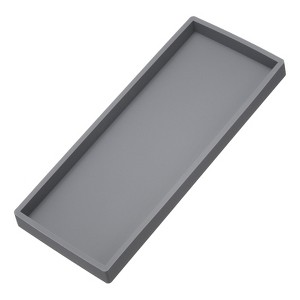 Unique Bargains Silicone Waterproof Anti-slip Bathroom Soap Dispenser Tray - 1 of 4