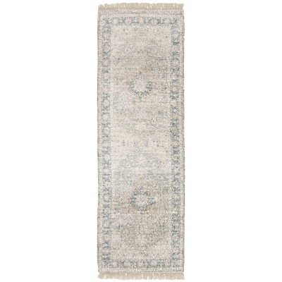 Oriental Weavers Malabar 45302 Beige/ Grey Indoor Area Rug - 2'6" x 8'