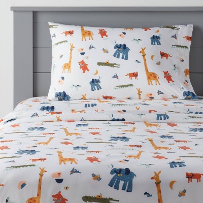 Zoo Animals Kids' Sheet Set - Pillowfort™