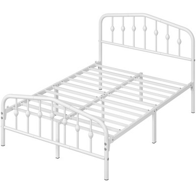 Yaheetech Modern Metal Bed Frame with Arched Headboard