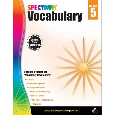 Spectrum Vocabulary, Grade 5 - (Paperback)