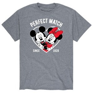 Men's - Disney - Happy Valentine's Day Short Sleeve Graphic T-Shirt - 1 of 4