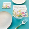Big Dot of Happiness 25 Ct Wildflowers Please Don't Take My Drink I'm Dancing Coasters, 4-Inch Disposable Square Paper Coasters for Boho Floral - 2 of 4