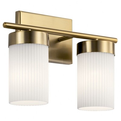 Kichler Lighting Ciona 2 - Light Vanity in  Brushed Natural Brass
