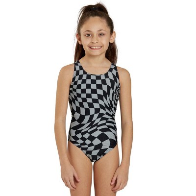 Sporti Checkmate Wide Strap One Piece Swimsuit (22-40)