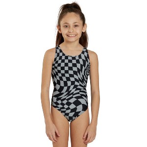 Sporti Checkmate Wide Strap One Piece Swimsuit (22-40) - 1 of 4
