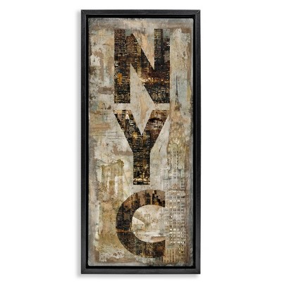 Stupell Industries New York City Montage Collage, 15" x 31"