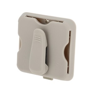 Unique Bargains Auto Sun Visor Glasses Ticket Clip Organizer for Car SUV Truck ABS Beige - 1 of 4