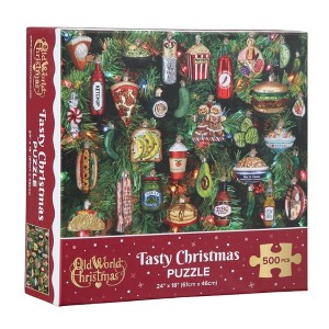 Old World Christmas Holiday Puzzle, 500-Piece Tasty Christmas Puzzle - 1 of 3