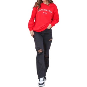 Women's Extreme Distressed Jeans - SIGNATURE8 - 1 of 4