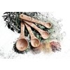 Talisman Designs Laser Etched Honey Bee Beechwood Measuring Spoons, Woodland Collection, Set of 4 - 2 of 4