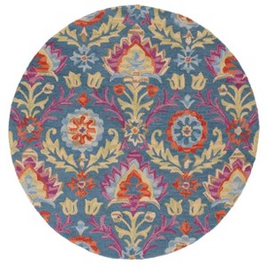 Suzani SZN312 Hand Hooked Indoor Indoor Rugs - Safavieh - 1 of 3