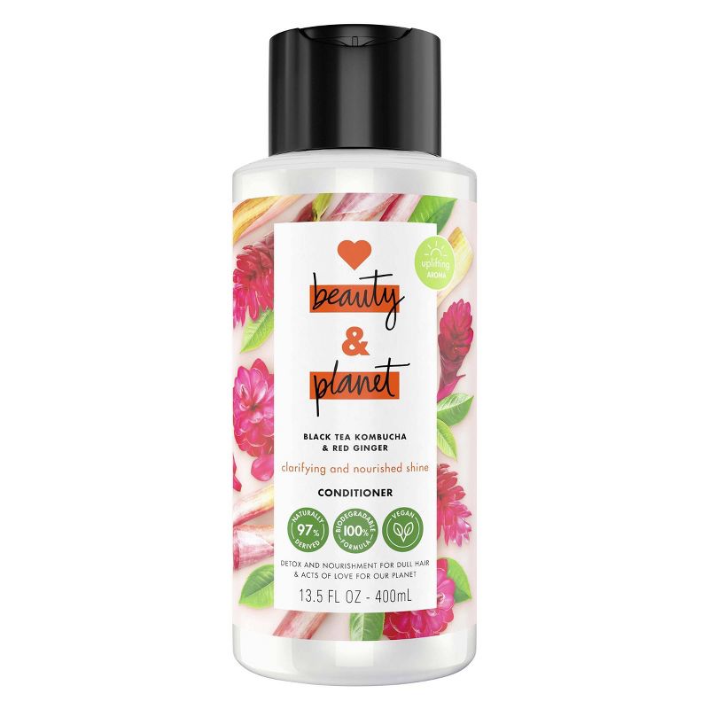 Love Beauty and Planet Black Tea Kombucha and Red Ginger Conditioner - 13.5 fl oz, 2 of 9
