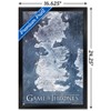 Trends International Game of Thrones - Winter Map Framed Wall Poster Prints - 3 of 4