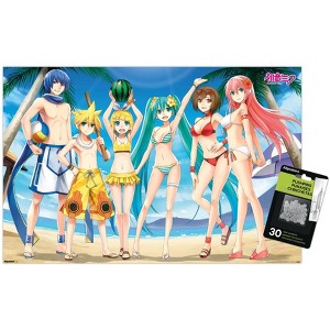 Trends International Hatsune Miku - Beach Party Unframed Wall Poster Prints - 1 of 4