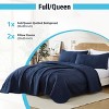 HLC.ME Weston - 3 Piece Quilt Set, Lightweight Bedspread Coverlet Set - 3 of 4