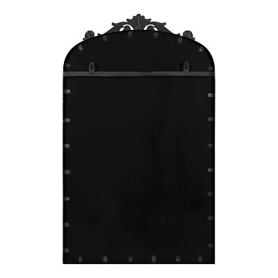 Arendahl Black Ornate Framed Arch Pinboard with Linen Surface