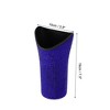 Unique Bargains Auto Car Trash Can Durable Seat Back Trash Bin Blue 1 Pc 3.9" Width 7.5" Height Plastic Rhinestone - 3 of 4