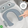 Adjustable Height Potty Training Seat with Step for Toddlers As a Potty Training Toilet Anti-Slip Safe Pads - 4 of 4