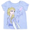 Disney Moana Princess Frozen Rapunzel Jasmine Belle Girls T-Shirt Tulle Skirt and Scrunchie 3 Piece Outfit Set Little Kid to Big Kid - image 3 of 4