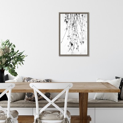 Rebecca Cozart Black and White Framed Canvas Wall Art 16 x 23-in