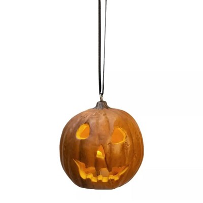 Trick Or Treat Studios Halloween (1978) Light Up Pumpkin Holiday Horrors Ornament