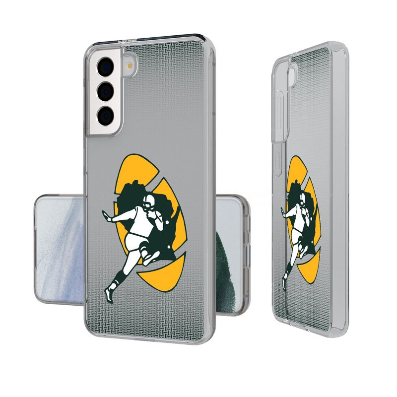 Keyscaper Green Bay Packers Historic Collection Linen Clear Phone Case, 1 of 7