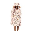 Hello Kitty Character Print Pink Hooded Wearable Oversize Blanket-OSFA - 3 of 4