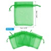 Unique Bargains Drawstring Mini Gift Candy Christmas Party Wedding Organza Bags 50 Pcs - 2 of 4