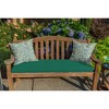 Casual Cushion Sunbrella Fabric 1-Piece Indoor/Outdoor Bench Cushion, 48"W x 18"L - 2 of 4