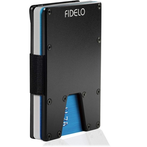 Fidelo Nylon Rfid Blocking Wallet Credit Card Holder - Black : Target
