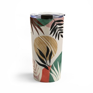Marta Barragan Camarasa Modern tropical sunrise G Travel Mug 20 oz Stainless Steel Travel Mug - Deny Designs - 1 of 4