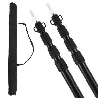 Unique Bargains Adjustable Camping Tarp Poles with Four Adjustable Length