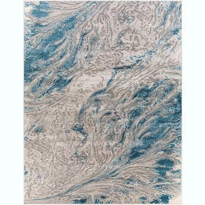 Mark & Day Eenrum Woven Indoor Area Rugs Teal - 1 of 4