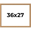 PosterPalooza | 36x27 Modern Bamboo Picture Frame, UV Acrylic, 5 Finishes - 2 of 4