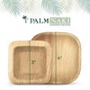 Palm Naki Square Palm Leaf Condiment Bowls (40 Count), Disposable, Compostable, Biodegradable - 4 of 4