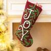FIONECA 20"L Hooked JOY Stocking - 4 of 4