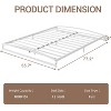 All Sizes Heavy Duty Metal Platform Bed Frame Low Profile No Box Spring Needed Noise Free Easy Assembly - 2 of 4